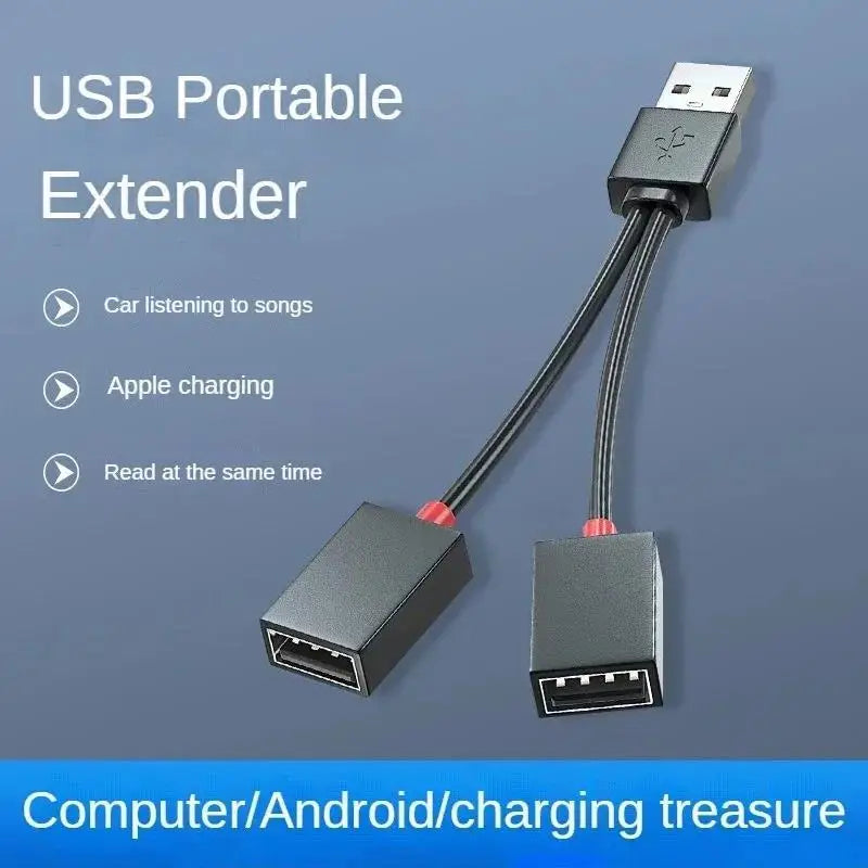 Car Mounted 1 2 3 USB Branching Multi-functional Adapter Splitter