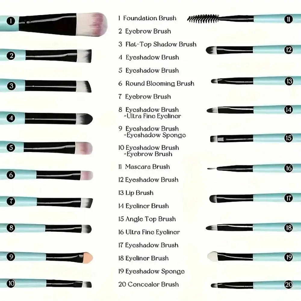 Soft Fluffy Makeup Brush Eyeliner Cosmetic Foundation Make Up Brushes Zpaxo