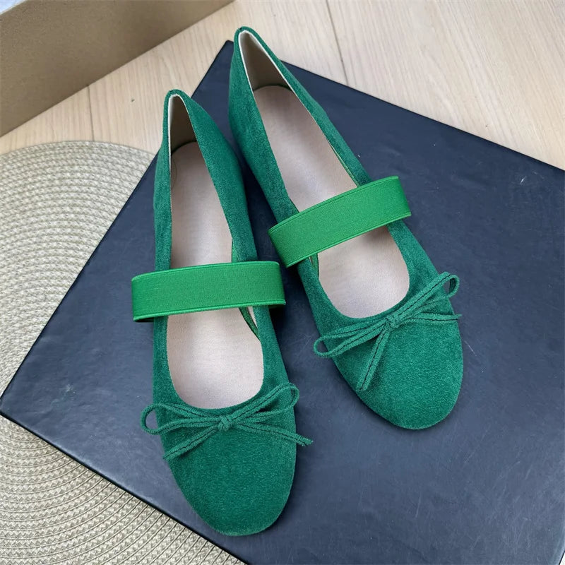Retro Shallow Flat Shoes for Women 2025 New Spring Autumn Flat Ballet Skirt Mary Jane Shoes Loafers Women zapatillas mujer Zpaxo