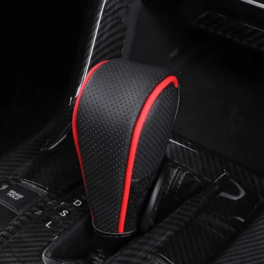 Universal Car Gear Shift Cover Non-slip Leather Shifter Knob Covers Zpaxo