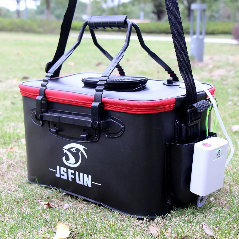 JSFUN Oxygenated Fish Tank Pump USB Rechargeable Air Bubbler Aerator Ultra Quiet Oxygen Pump Portable for Outdoor Fishing Zpaxo