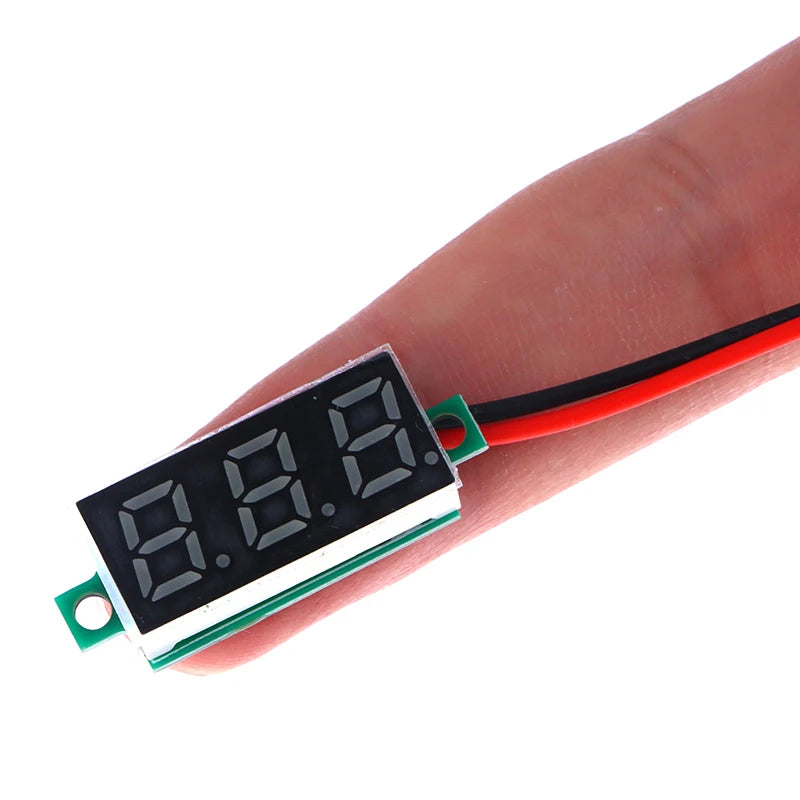 DC4 5V-30V Waterproof Digital Voltmeter Car Boat Motorcycle LED