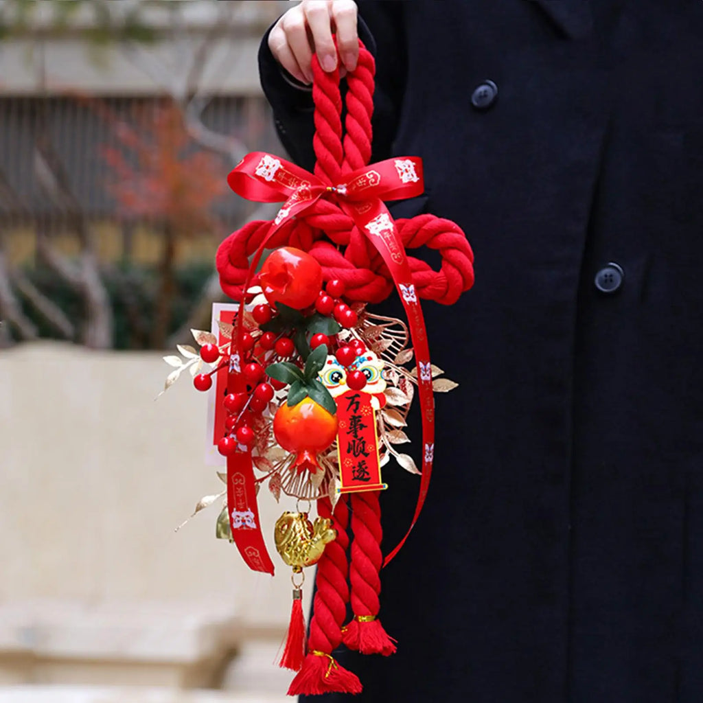 2026 Year Horse Chinese Knot Pendant Large Good Luck Charm DIY
