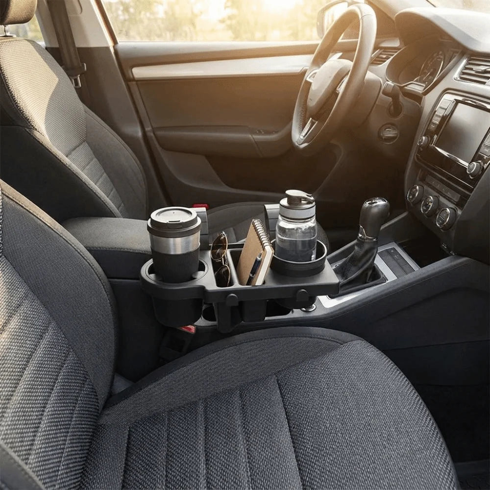 Cup Holder Multifunctional Car Storage Organizer Solid Sturdy Material Stable Structure Auto Door Side Container Long-Term Use Zpaxo
