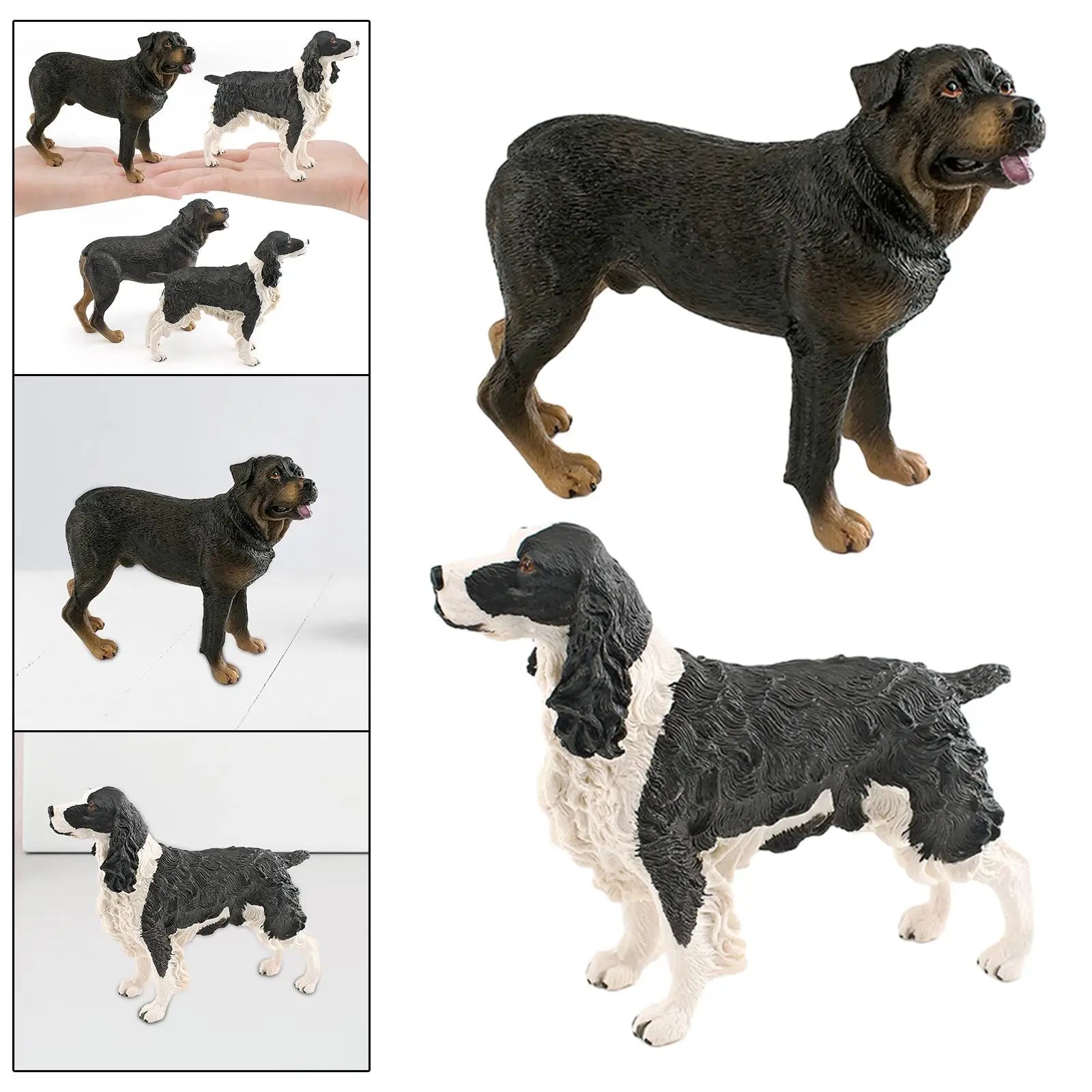 Dog Figurine Statue Yard Art Decoration Puppy Standing Figurine Statue for Gift Decorations Home Decor Furnishings Dog Lover Zpaxo
