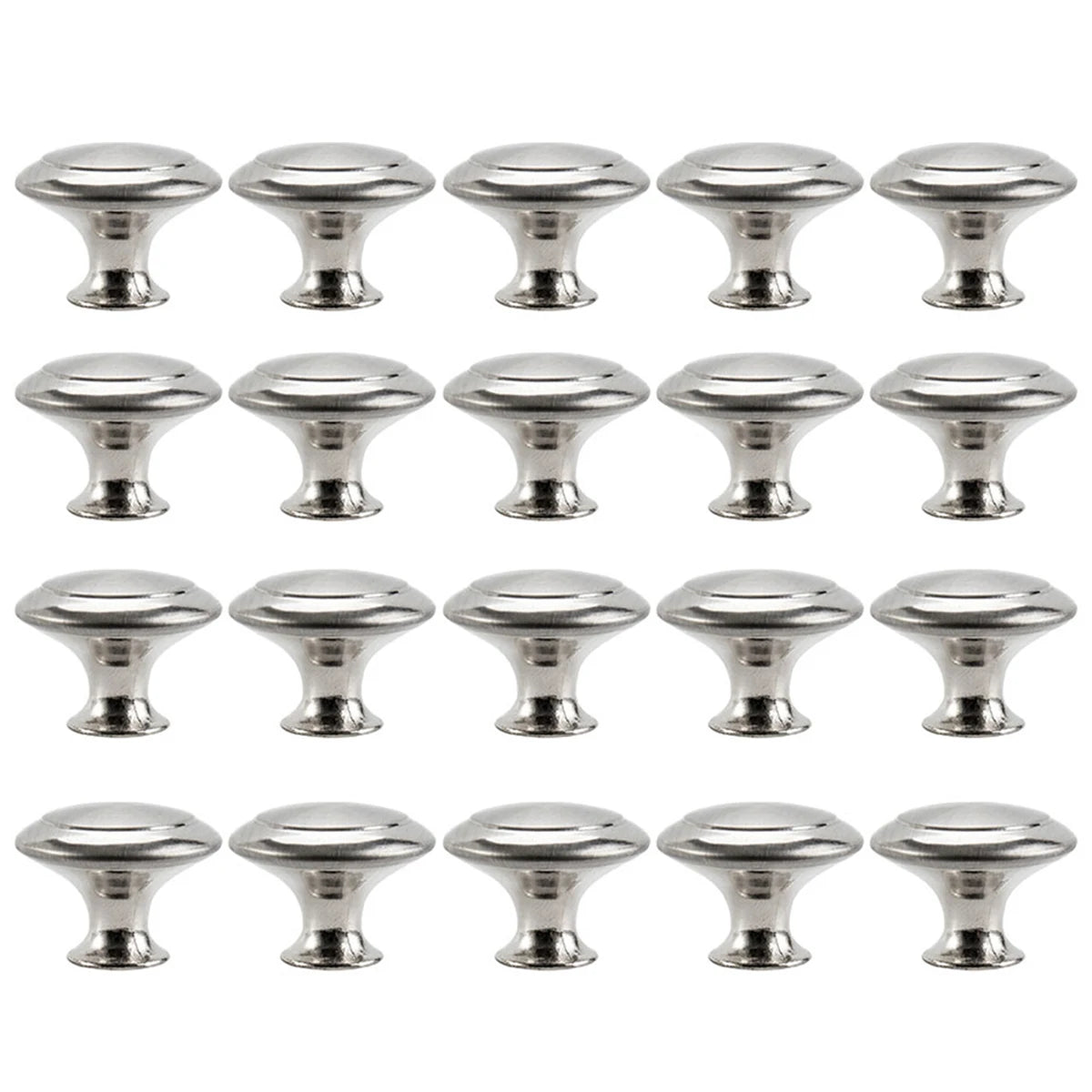 10/20/30/40 Pcs Drawer Handles Stainless Steel Door Knobs Handles Kithcen Cupboard Pull Handles Furniture Accessory Zpaxo Drawer Handles 40PCS