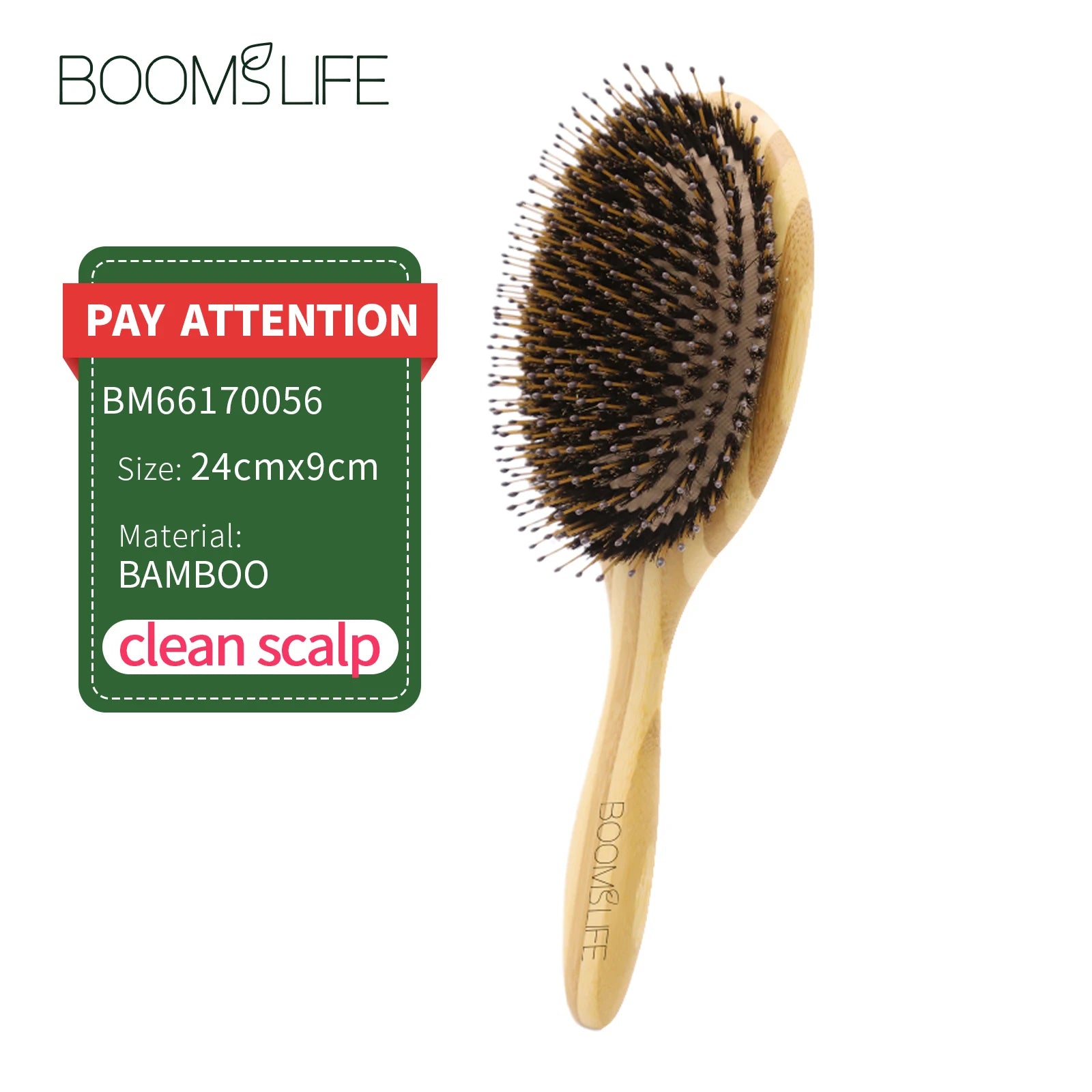 Soft Boar Bristle Hair Brush and Comb For hair Bamboo Hair Brush Massage Hair Combs for Women Hair Beauty Care Salon Tools Zpaxo boar mix nylon China Mainland