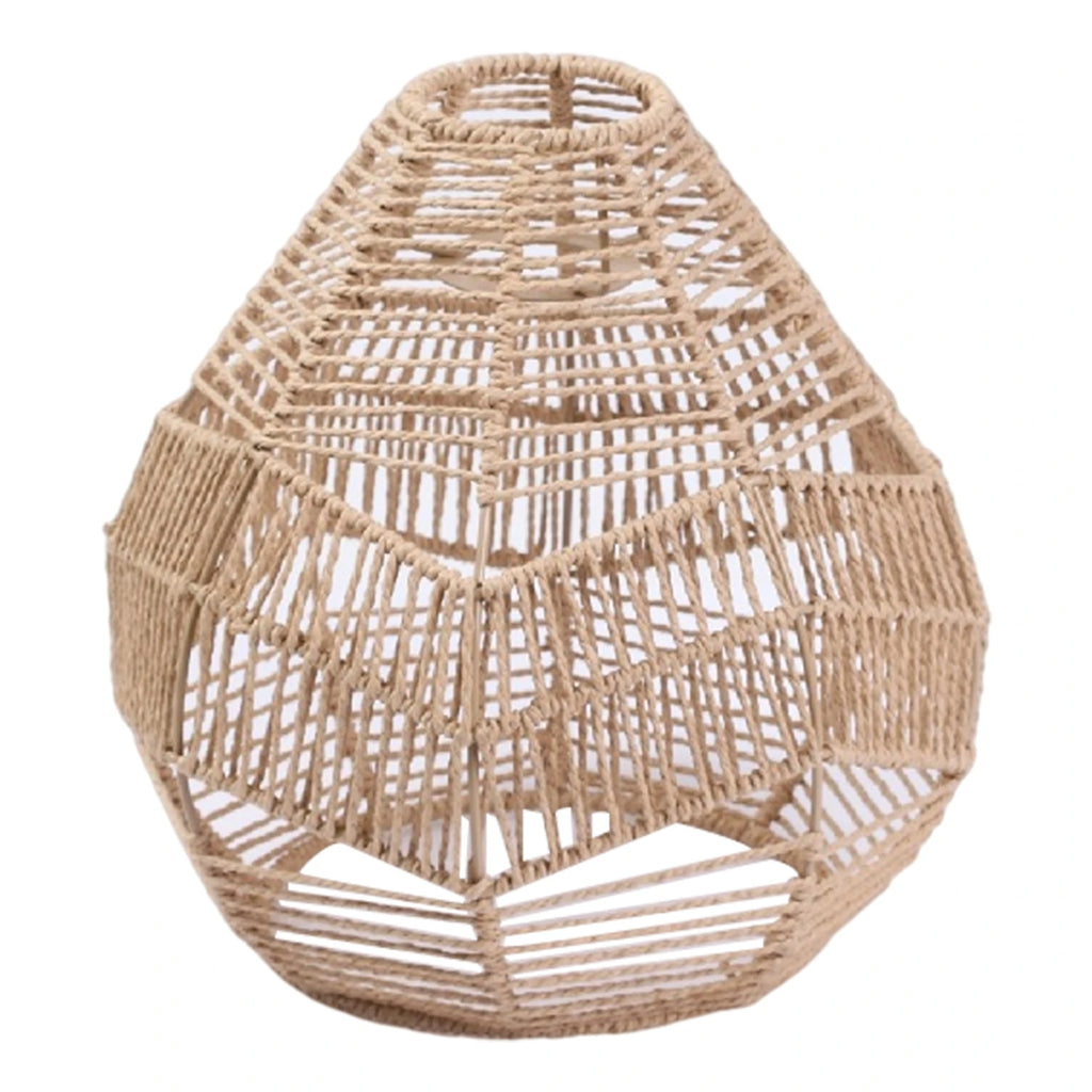 Handwoven Lamp Shade Hanging Light Fixture Cover Lamp Shade Light Fixture Shade Ceiling Light Fixture Kitchen Island Zpaxo Apricot