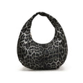 Women PU Leopard Fashion Shoulder Bag Large Capacity Circular