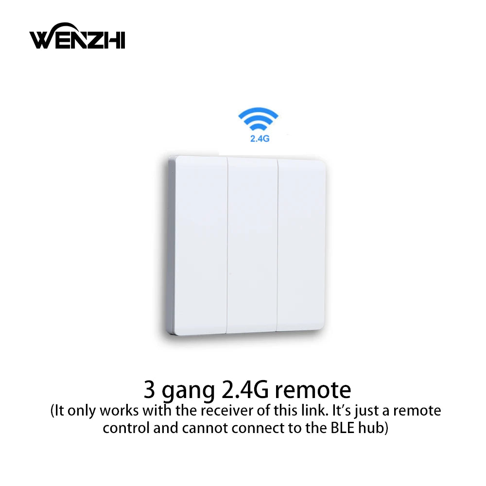 BLuetooth/BLE Switch Module Relay For Light LAMP On/Off 2.4G Wireless Remote Control Tuya Smart Life Timer DIY Home Automation Zpaxo 3Gang1 China Mainland