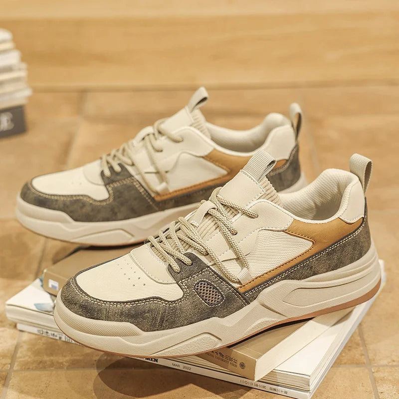 Men's Casual Sneakers Luxury Trainer Shoes Breathable Race Running