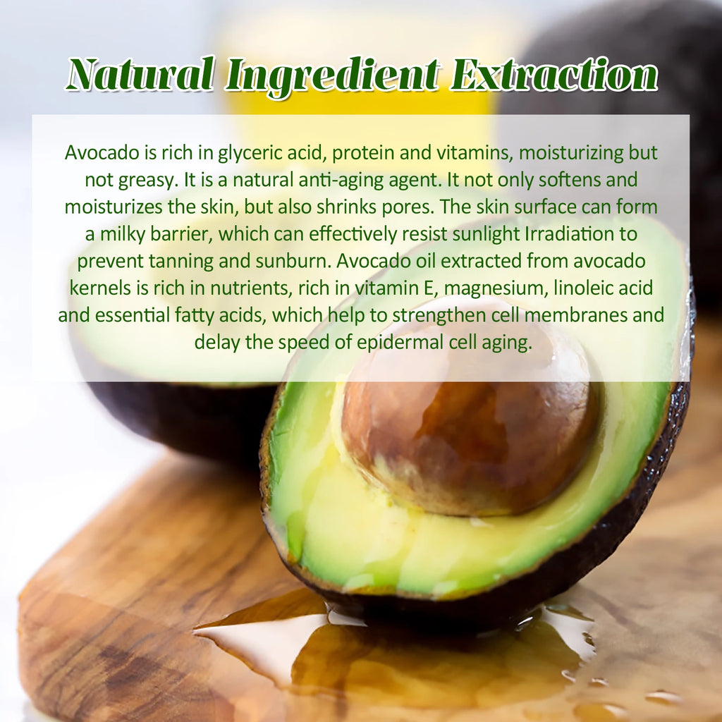 30ml Avocado Face Essence Moisturizing Anti-Aging Whitening Repairing Elastic Facial Serum Skin Care Zpaxo