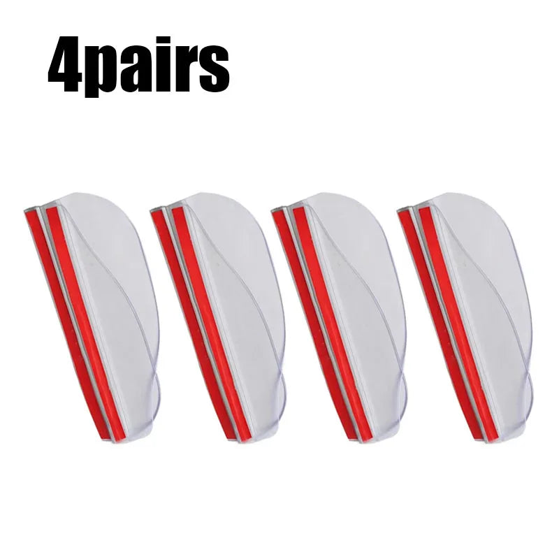 Carbon Fiber Car Mirror Rain Cover Shield | Universal Fit 1–4 Pairs