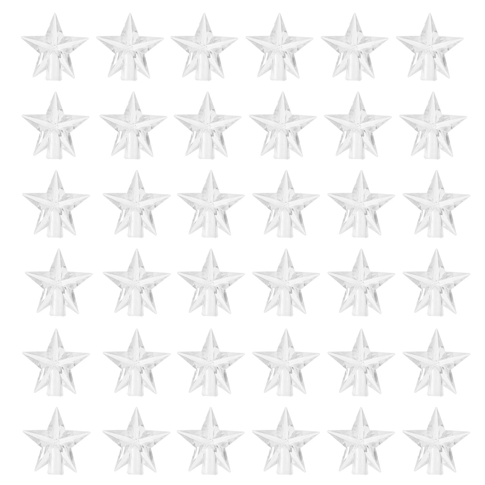 Star Shape Plastic Lamp Bulb Cover Simple Design String Light