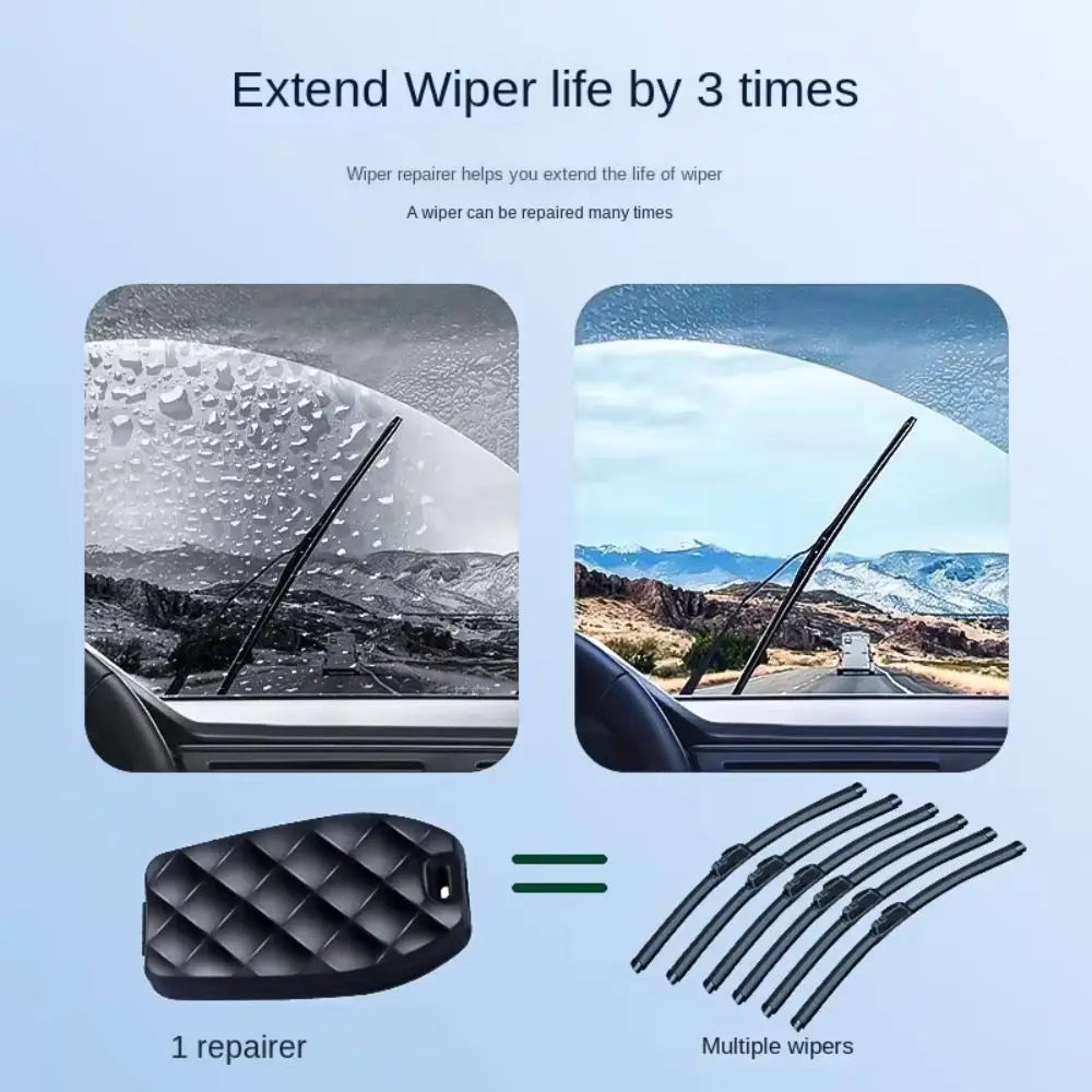 Premium Material Car Wiper Cleaner Long Service Life High Quality ABS Windshield Wiper Blade Compact Size Scratch Repair Zpaxo