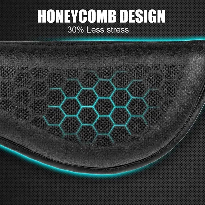 3D Honeycomb Anti-slip Motorcycle Gel Seat Cushion Pressure Relief