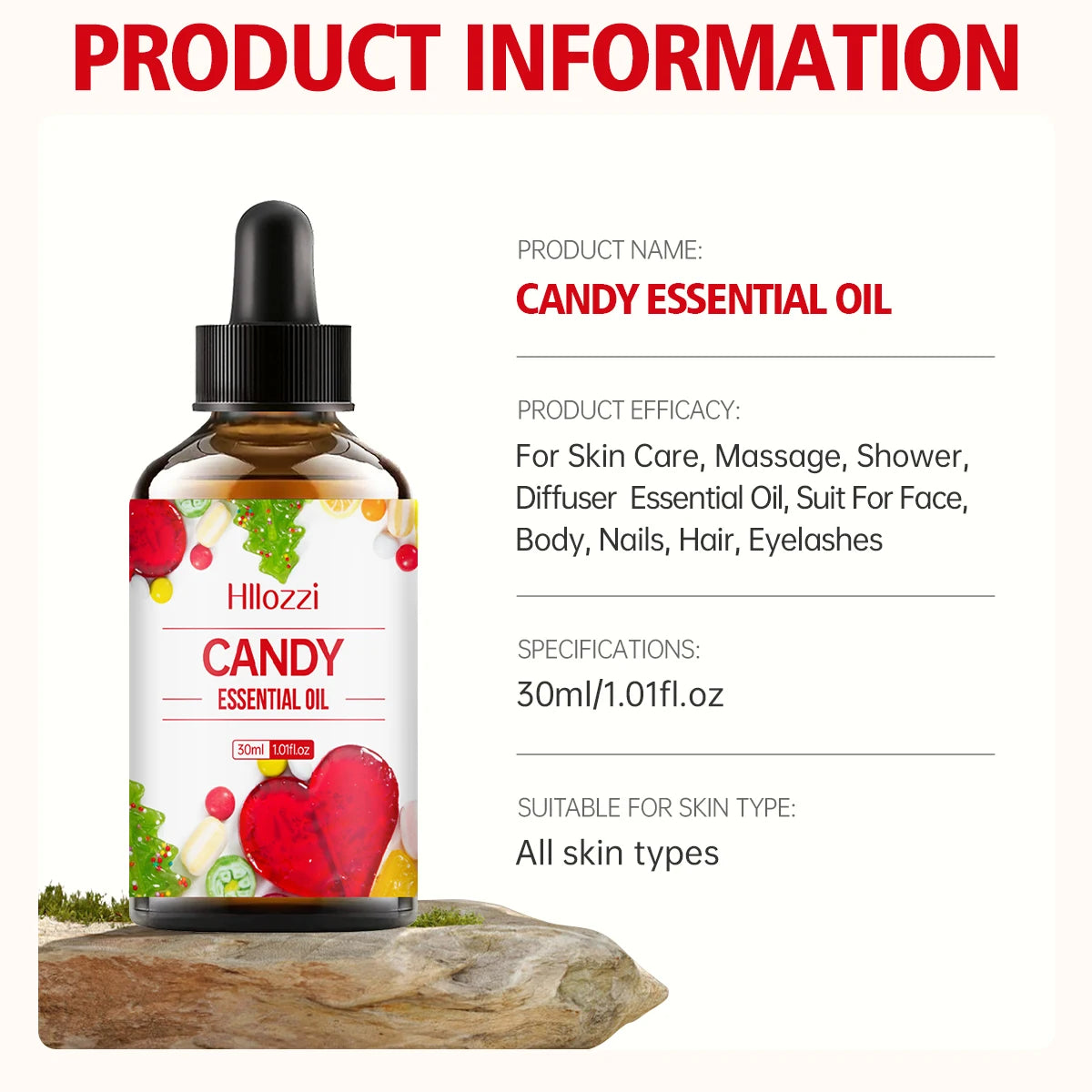 Candy Essential Oil Hydrating Moisturizing Multifunctional Zpaxo