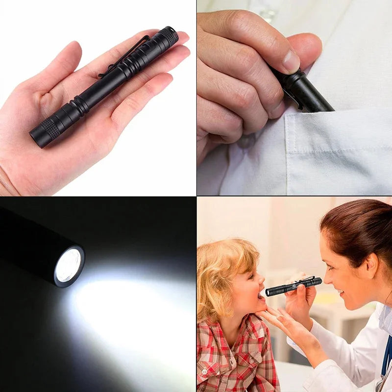 POCKETMAN Mini LED Pen Flashlight 600 Lumen Keychain Torch