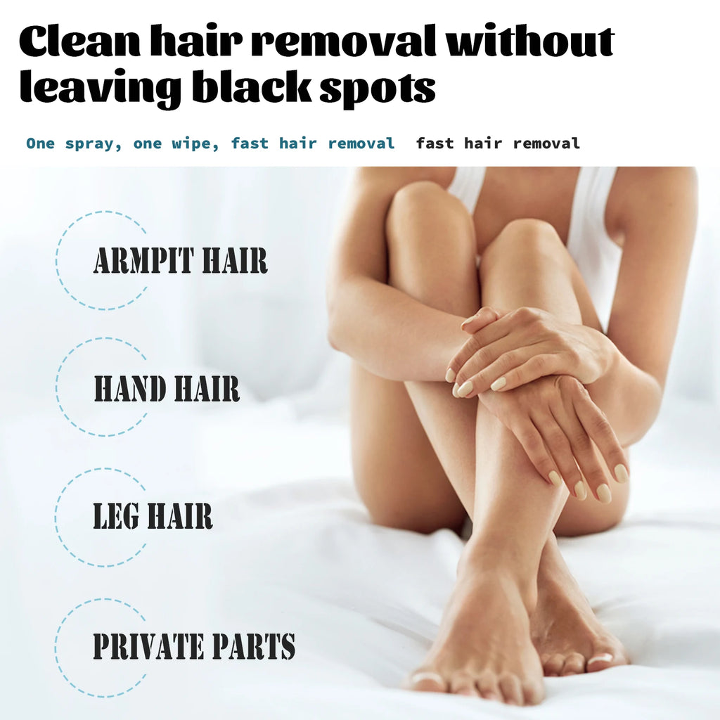 Natural Painless Hair Removal Spray – Hair Growth Inhibitor Hair Removal Spray Zpaxo