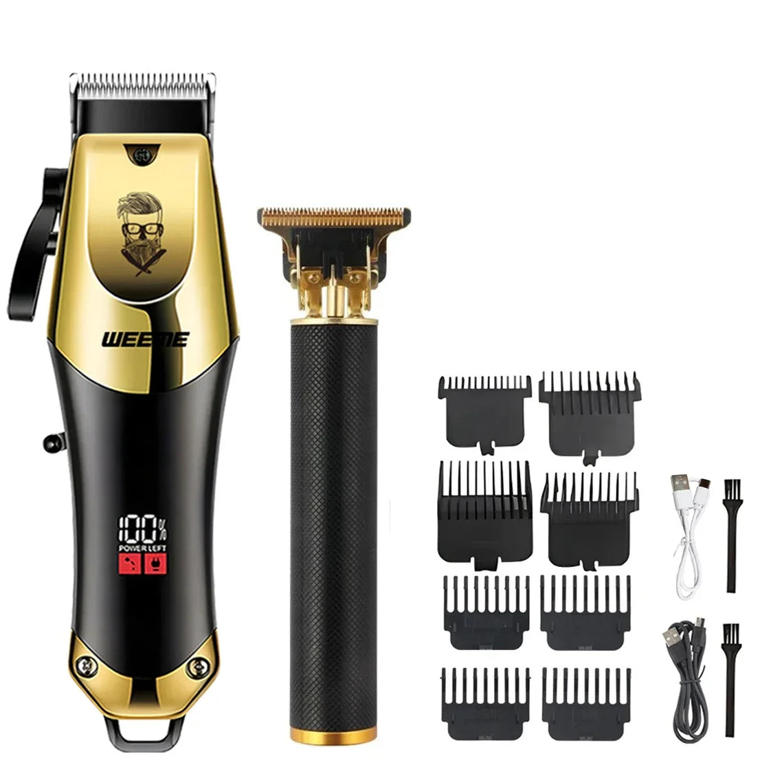 USB Rechargeable Cordless Hair Clipper & Beard Trimmer for Men Hair Clipper Trimmer Zpaxo 810-HW