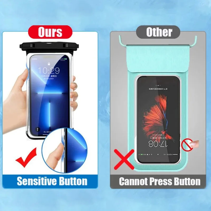 Waterproof Phone Case Swimming Water Proof Bag Universal Underwater Phone Protector Pouch Cover For iPhone 11 12 13 14 15 16 Pro Zpaxo