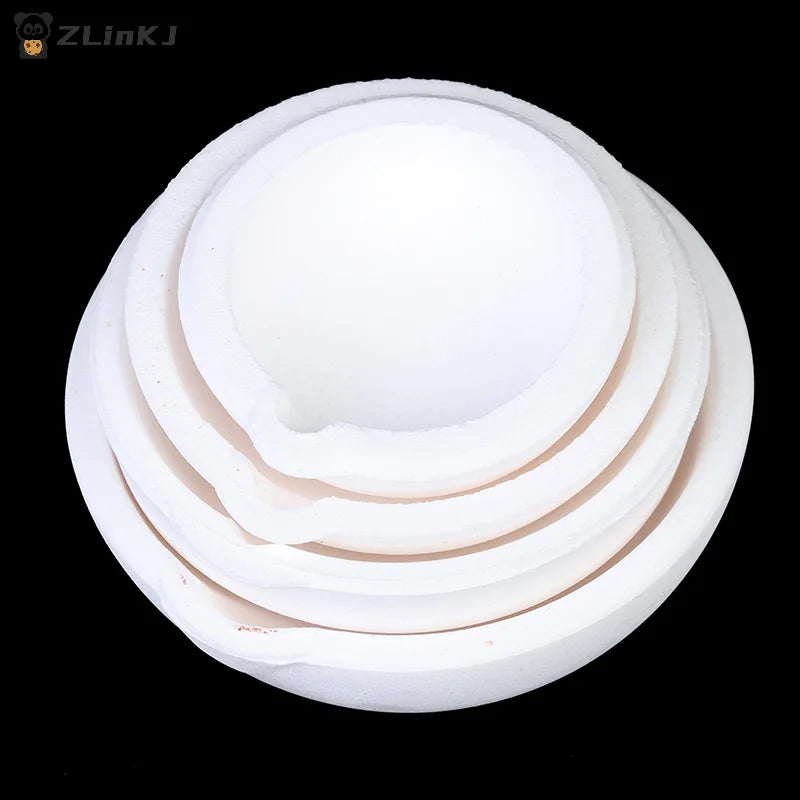 ▶1Pcs High Temperature Quartz Silica Melting Crucible for Gold Silver Jewelry Tool Zpaxo