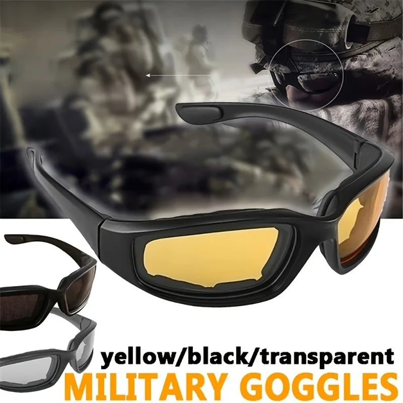 Windproof Motorcycle Goggles Dust Sand Blocker Cycling Riding