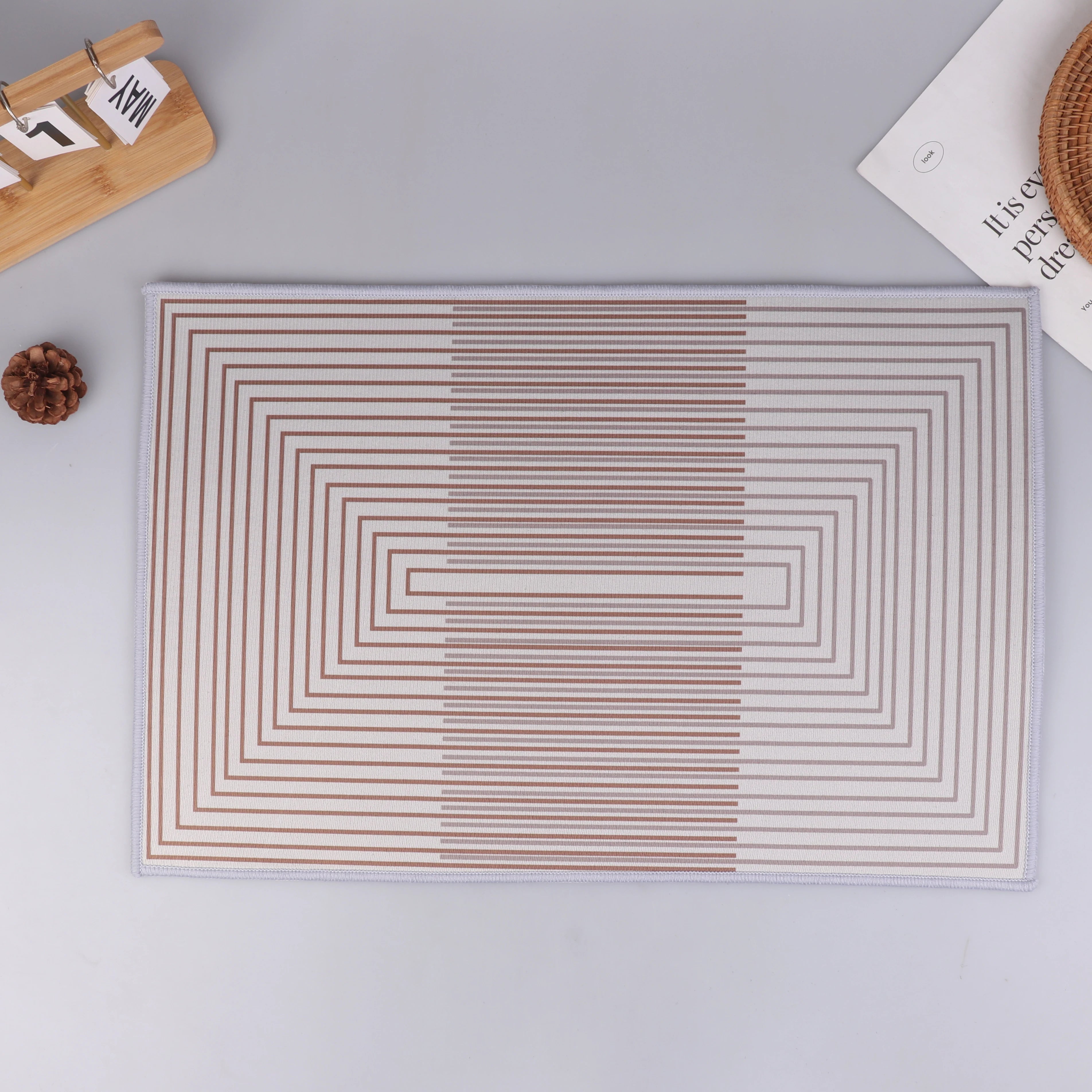 Simple Diatomite Bathroom Mat Household Doorway Water-absorbent Zpaxo A8