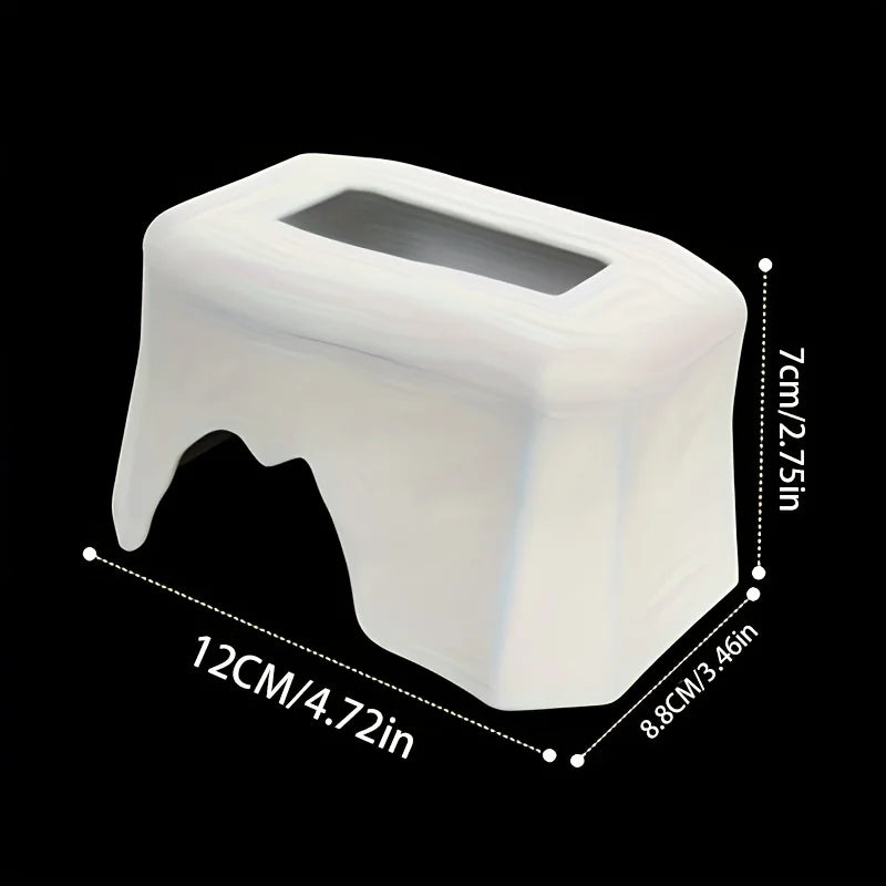 Plastic to avoid water basin reptile water basin tortoise palace Corn snake climb pet drink bowl plastic supplies simulation Zpaxo WHITE