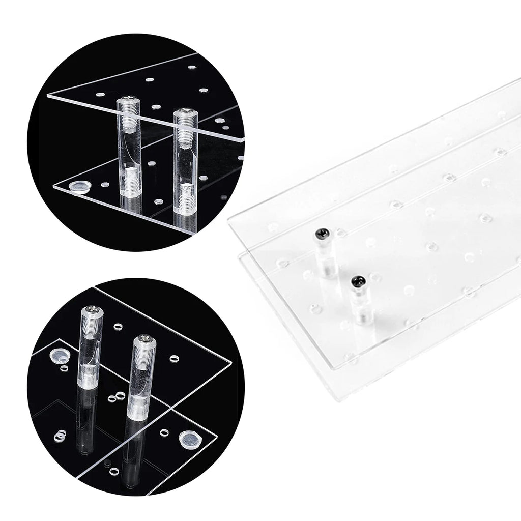 Cake Lollipop Holder Display Stand 42/20/21Holes Acrylic Holder Clear Durable Candy Holder for Wedding Party Candy Dessert Bar Zpaxo