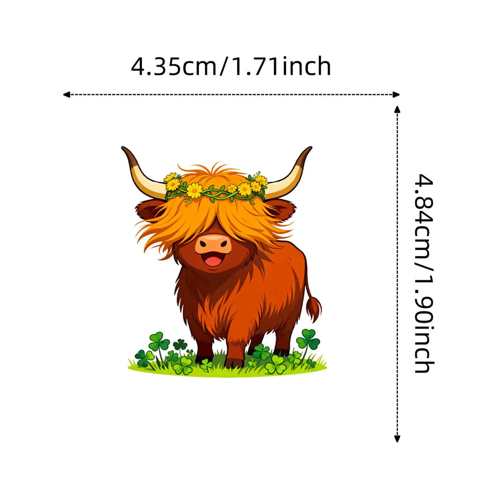 Cow Stickers 56-Pieces Waterproof Cute Decoration Decals Cute Stickers For Kids Party Adults Scrapbooking Christmas Thanksgiving Zpaxo