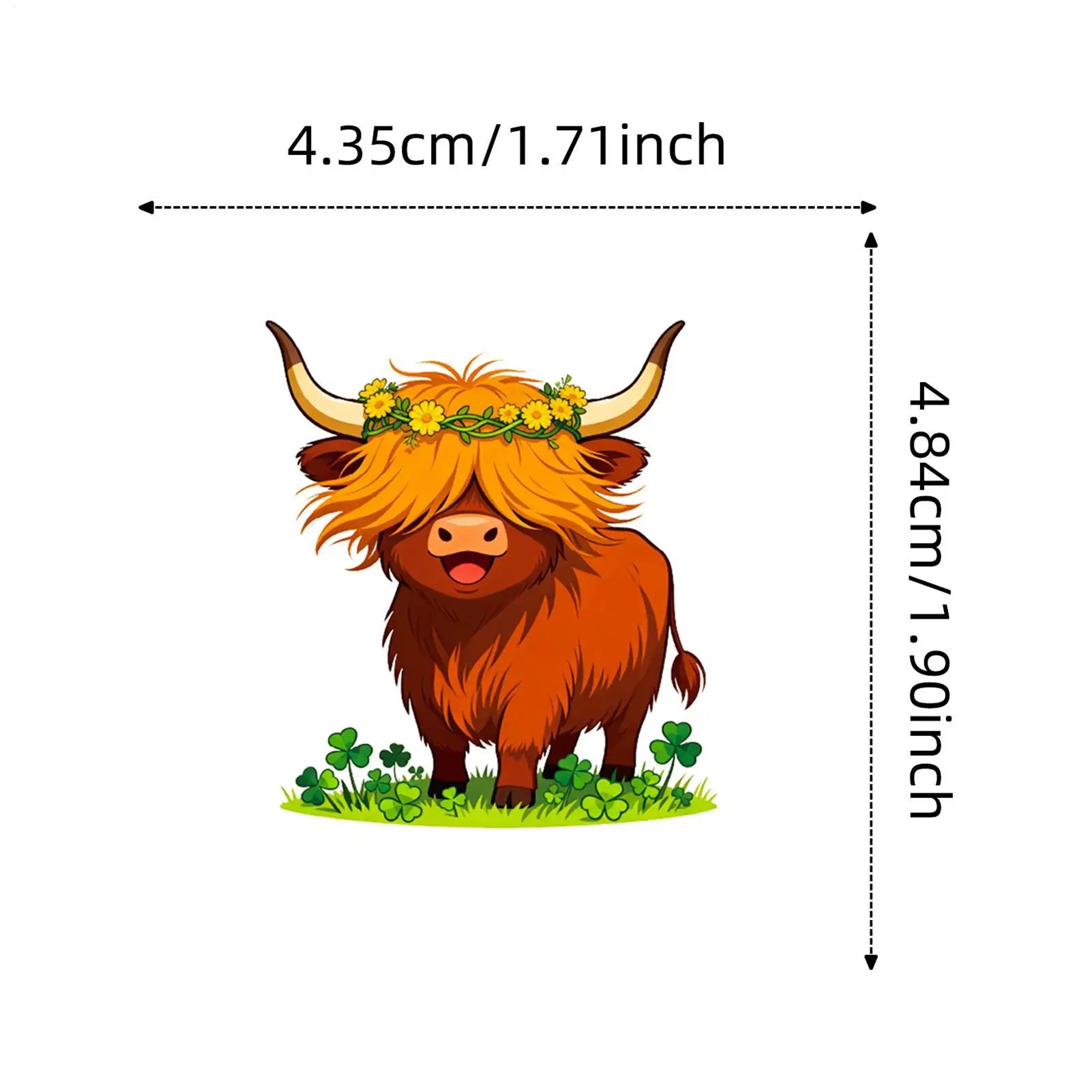 Cow Stickers 56-Pieces Waterproof Cute Decoration Decals Cute Stickers For Kids Party Adults Scrapbooking Christmas Thanksgiving Zpaxo
