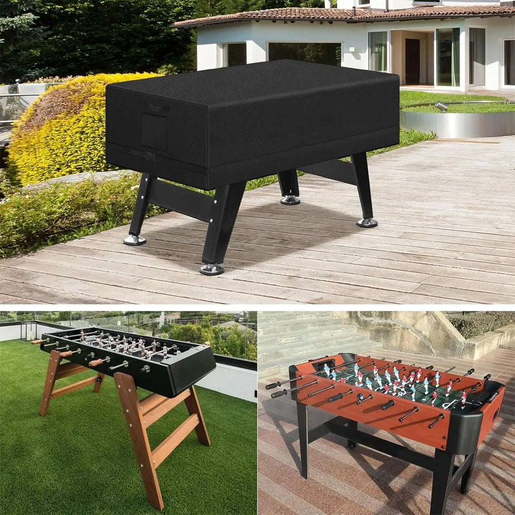 Dustproof Football Table Cover Waterproof 210D Heavy Fabric Outdoor