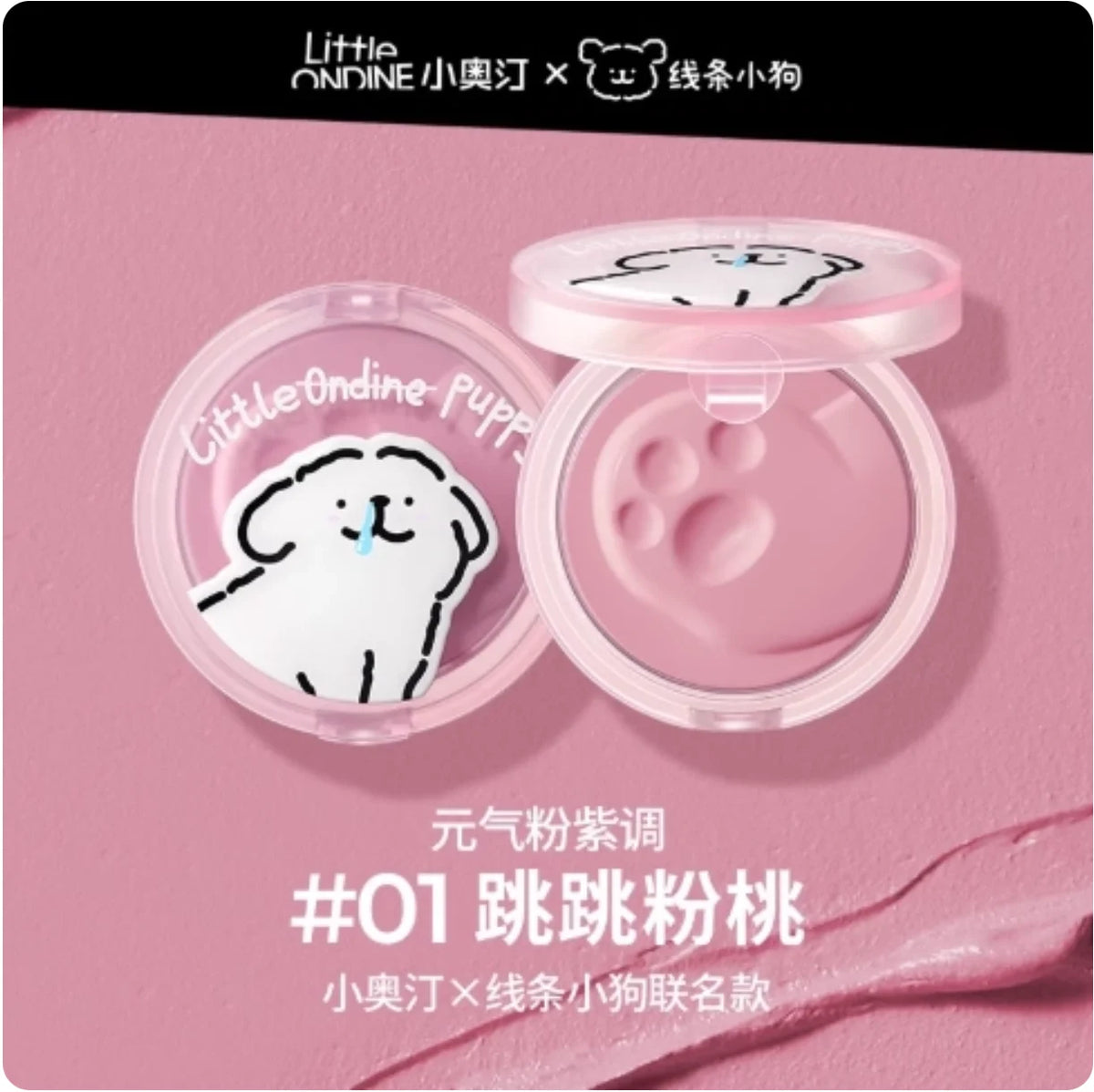 Little Ondina Puppy Blush Xiaoaoting Cream Cheek Colors Rippling Zpaxo 01