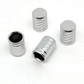 4-Pack Aluminum Tire Valve Stem Caps – Cars, Trucks & Bikes
