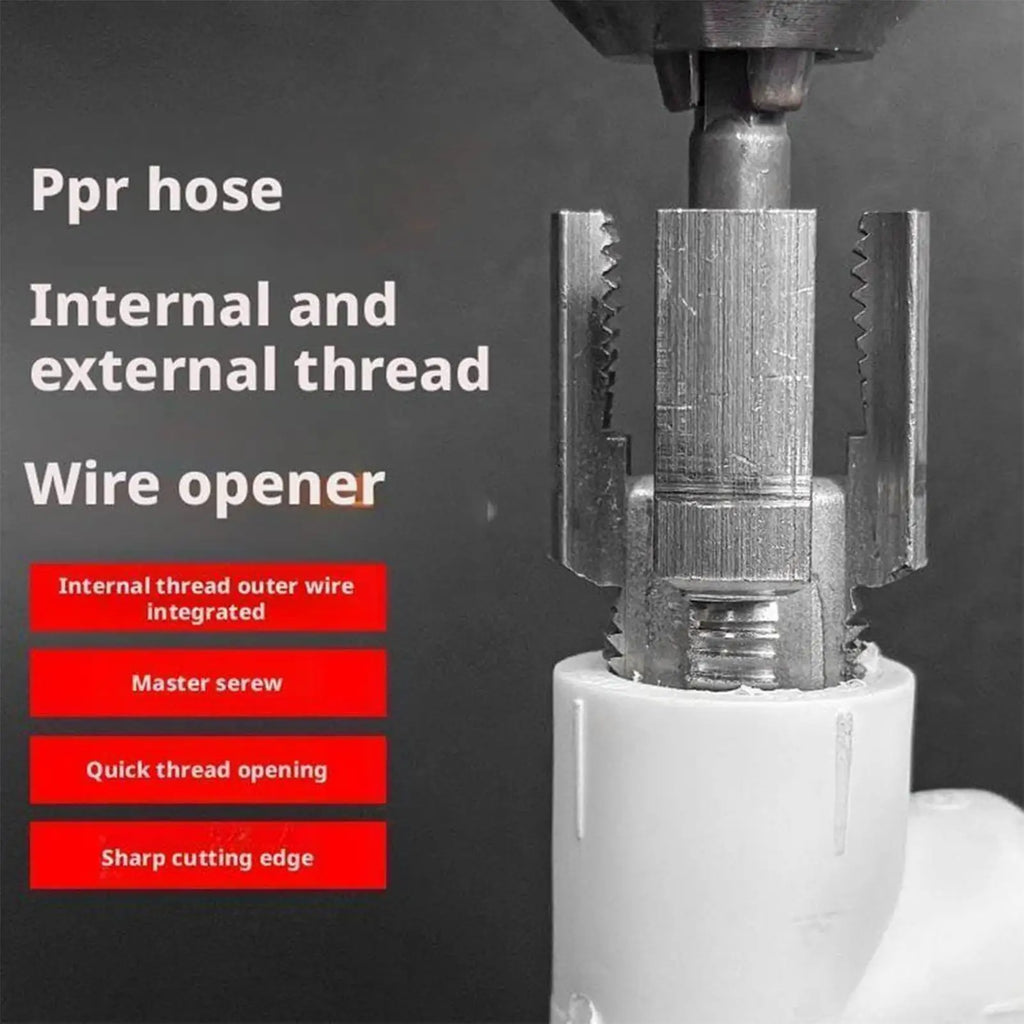 Integrated Internal External Pipe Thread Cutting Tool Electric Drill
