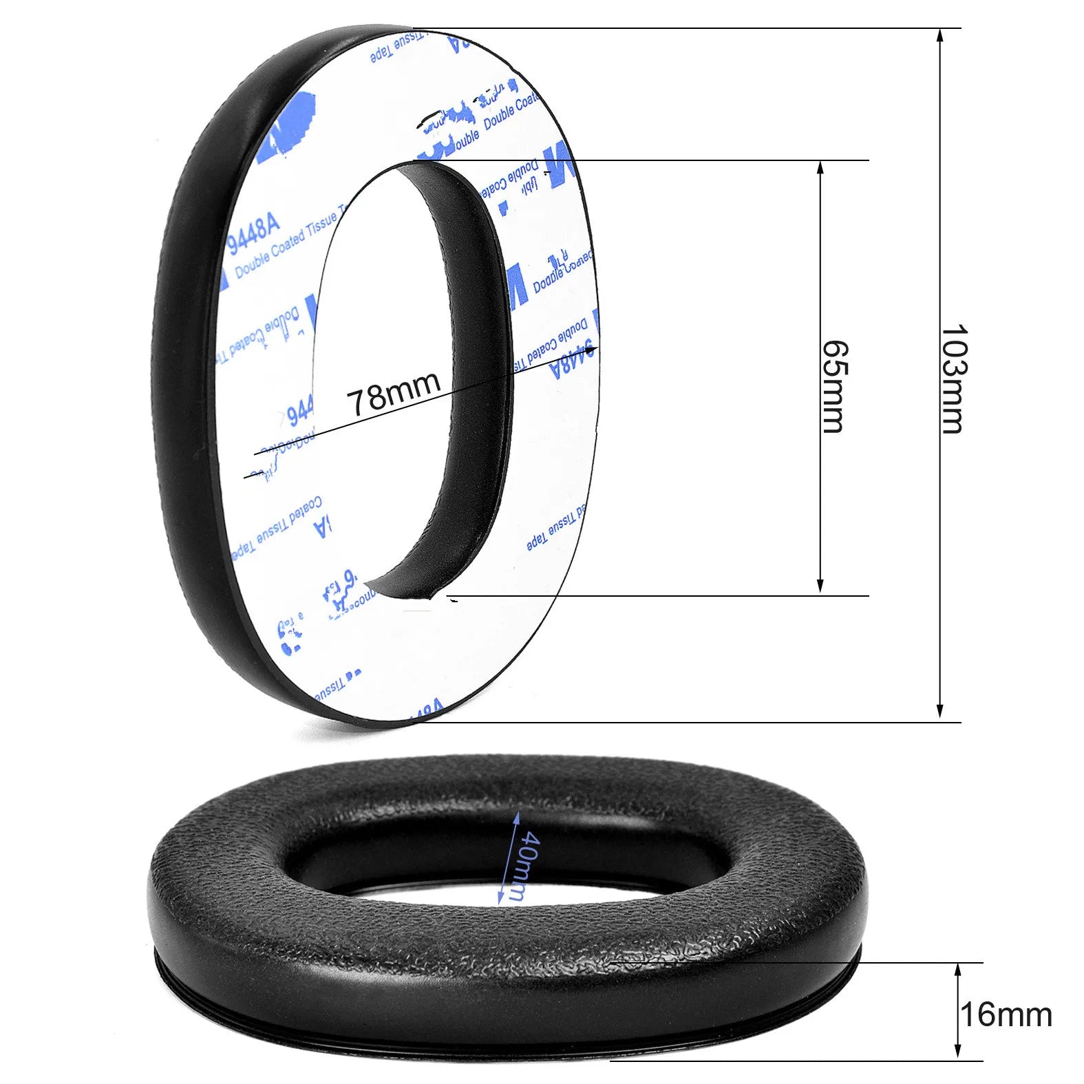 Ear Pads Replacement Cushions Earmuff 3M Worktunes Connect Hearing