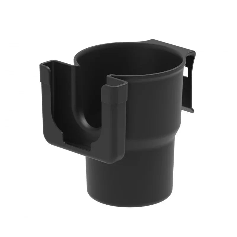2-in-1 Car Cup Holder & Trash Can with Phone Organizer