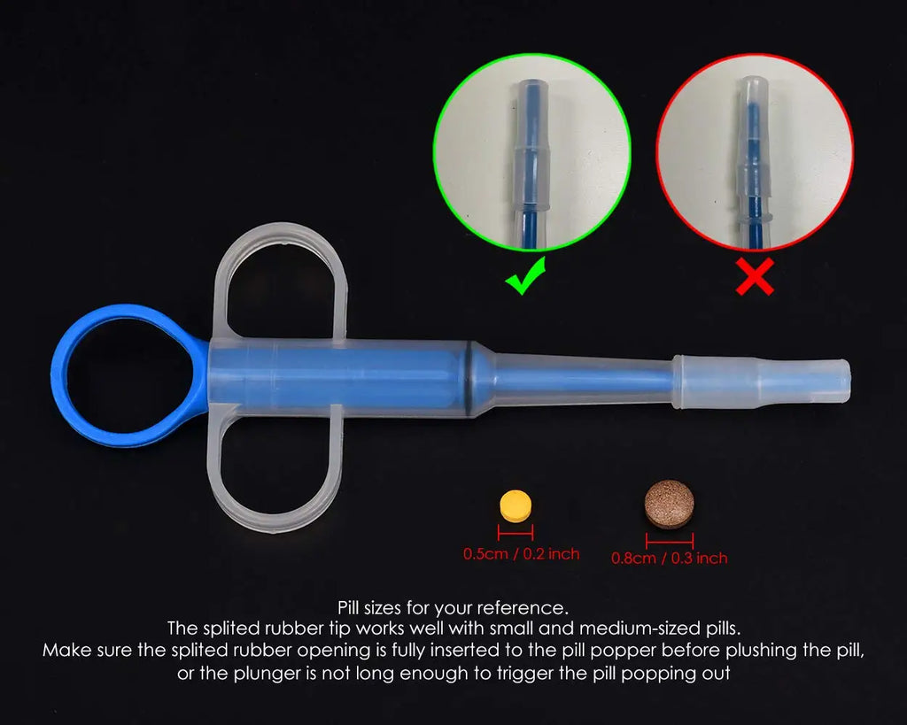 1PC Pet Propulsive Silicone Drug Feeder Tablet Liquid Comfortable Dog And Cat Universal Safe, Easy To Clean And Use Repeatedly Zpaxo