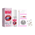 Tooth Gem Set White Rhinestone DIY Dental Jewelry Beautiful Easy To Remove Install Sturdy Gems With Curing Light And Glue Zpaxo 1set boxed