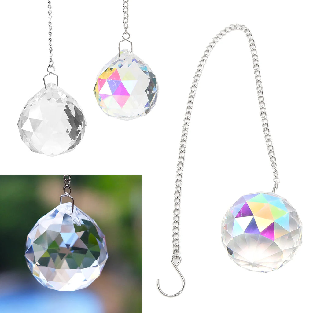 Window Rainow Maker Sparkling Decorative Hanging Crystal Ball Prism