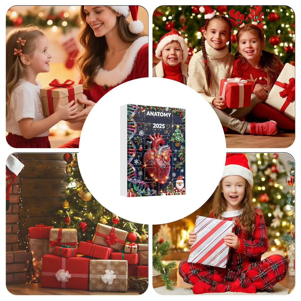 2025 Science Theme Advent Calendar 24 Days Countdown Decorations