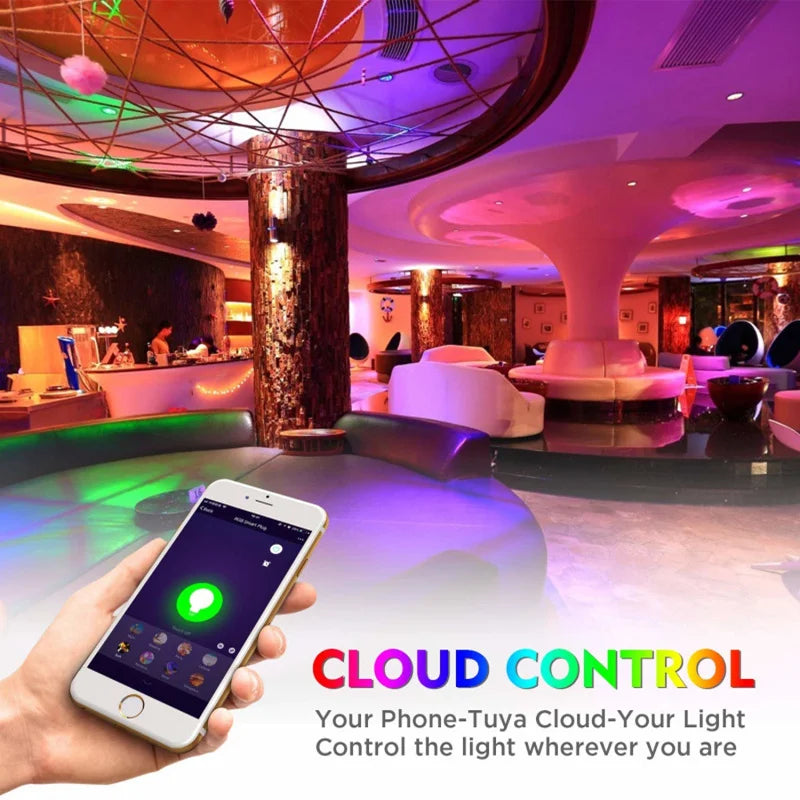 SHINEKNOT GU10 Smart LED Bulb 5W WiFi RGB Dimmable Alexa