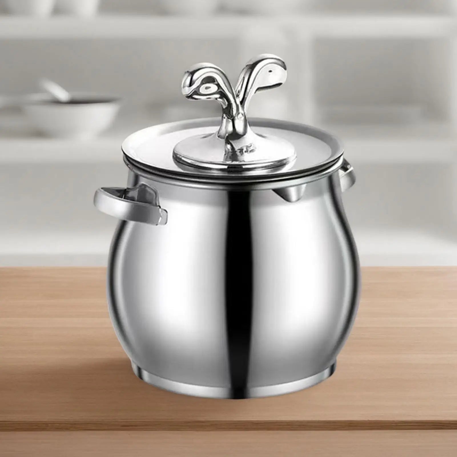 Stainless Steel Bacon Grease Keeper Container Strainer Spatula Drip