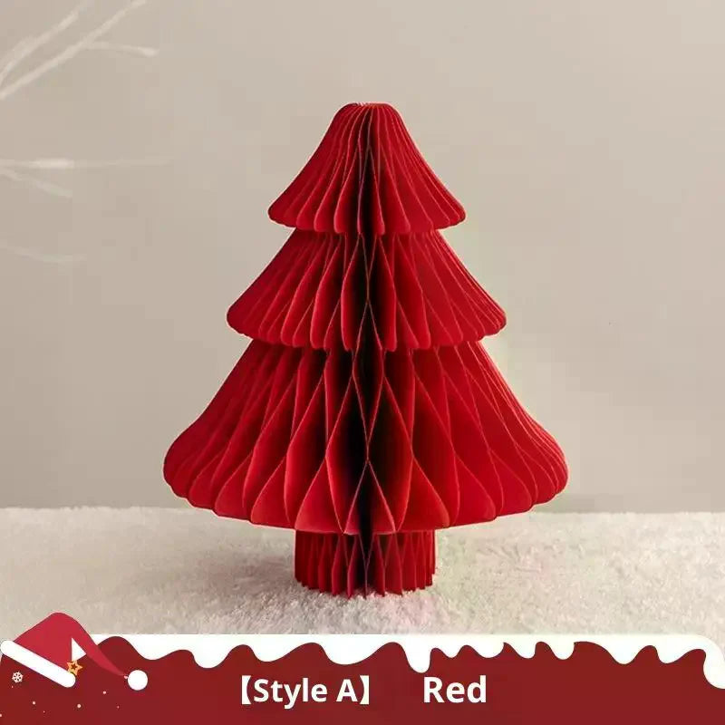 3D Honeycomb Paper Christmas Ornament Ball – Foldable Hanging Christmas Ornament Zpaxo