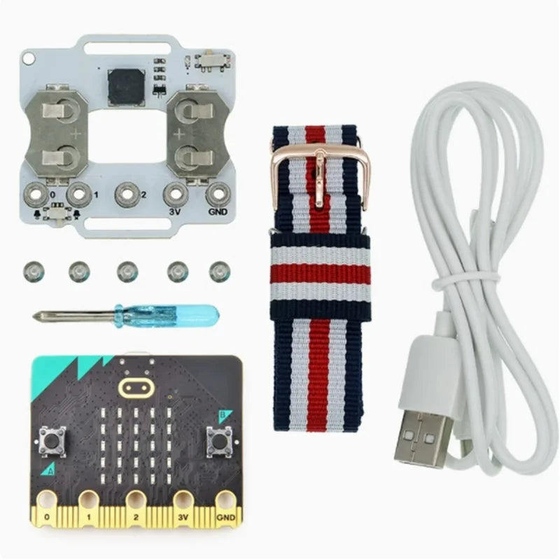 Micro:bit Programmable Watch Kit Motherboard Watch Graphical Programming Zpaxo