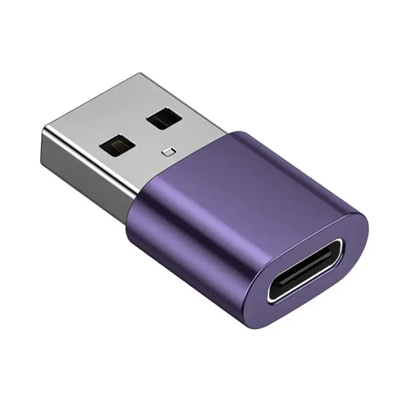 652F USB C Converter Reinforced Metal Construction USB3 0 Speed Zpaxo for Purple CN