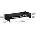 Desk Monitor Stand 2-Tier Ergonomic Shelf Height Riser Storage