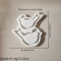 Bird Resin Mold Silicone Hollow Shape Concrete Plaster Mould DIY