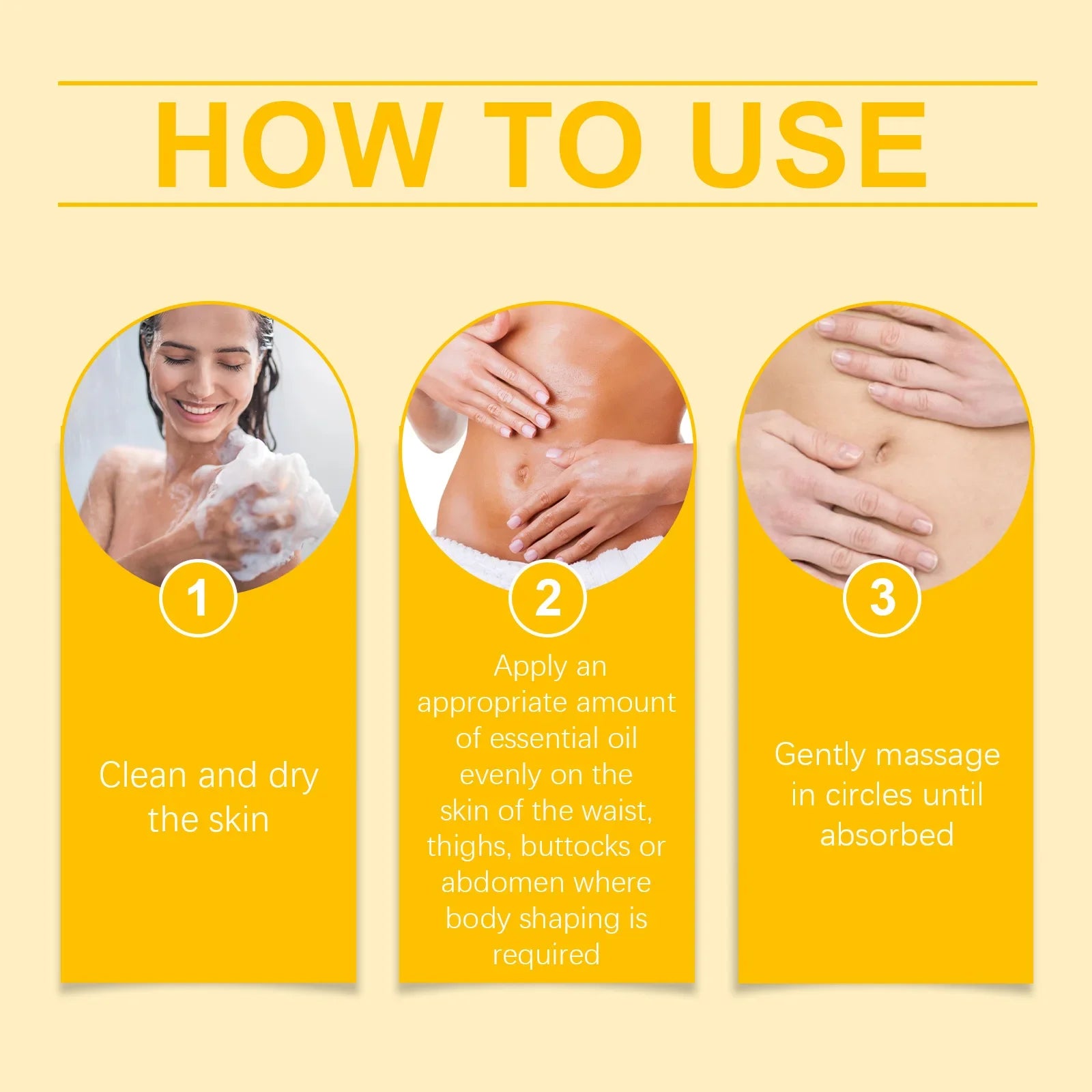 Body Care Oil Nourishing Firming Fat Burning Belly Waist Anti-Cellulite Relax Massage Shaping Tighten Weight Lose Slimming Oil Zpaxo